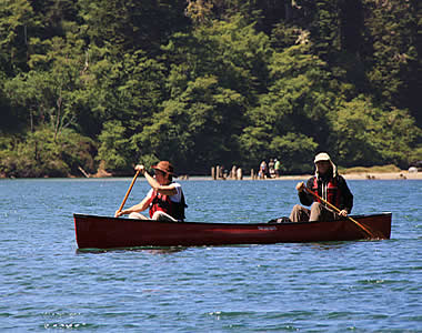 canoe-on-russian-river sonoma wine country russian river
