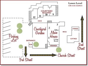 inn at occidental property map with numbers