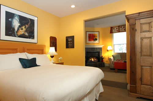 sonoma wine country bed and breakfast room