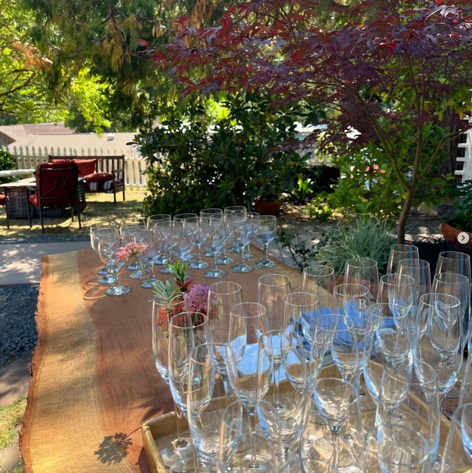 Serene Wine Country veranda at boutique hotel for wine tasting getaways